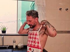 Kitchen Threesome Bang