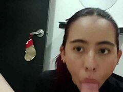Latina Oral Cumshot
