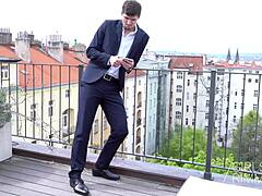 rimjob orgy threesome