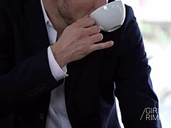 rimjob orgy threesome