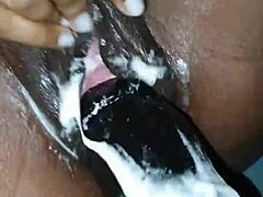 huge dildo insertion