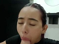 Latina Oral Cumshot