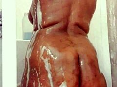 Ebony Shower Tease