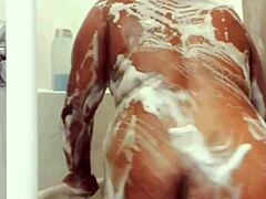 Ebony Shower Tease