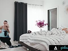 Housekeeper Caught Peeking