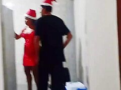 Christmas Roommate Fuck