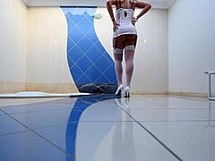 Ladyboy Anal Creampie