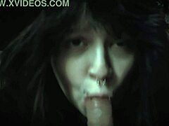 Goth Dildo Suck