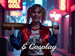 Licking Granny Dildo