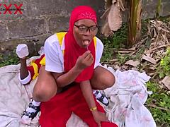 Outdoor African Fuck