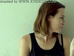 brunette smoke tease