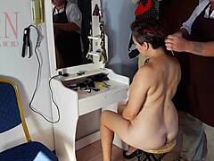 nudist barber undress