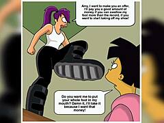 leela foot gagging