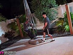 riley chris backstage