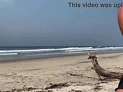 public beach cumshot