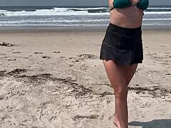 public beach cumshot