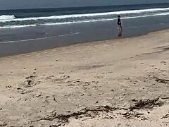 public beach cumshot