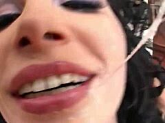 latina gags anal