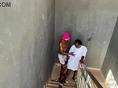 Staircase BBW Sex