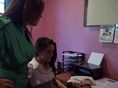 Milf Secretary Scissor