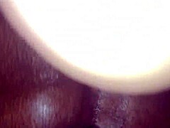Cum on Ebony Ass