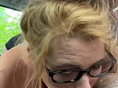 a streetwalker deepthroats