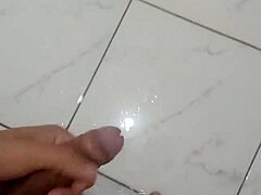 bathroom solo stroke