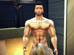 Hunk Deepthroats Dick