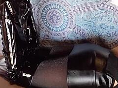 Black Fishnets Tease