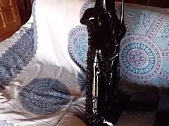 Black Fishnets Tease