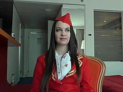 Hostess Creampie Pound