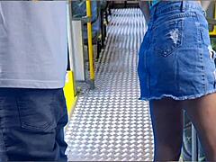 bus encoxada orgasm