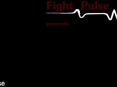 mixed wrestling fight