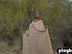 Ebony Teen Striptease