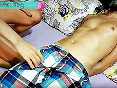 Bound Friend Handjob