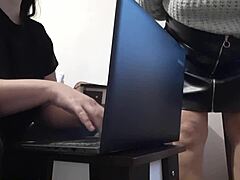 secretary miniskirt hot