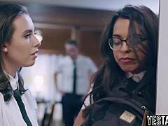 latina teen threesome