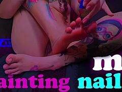 Nail Painting Tease