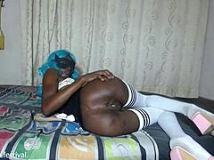 Ebony Pussy Spread
