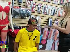 shop slut pounding