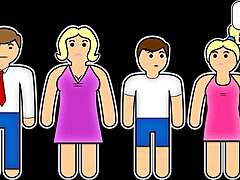 Nervous Sunbathing Teen