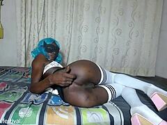 Ebony Pussy Spread
