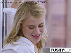 tiny blonde anal