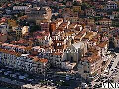 blonde tourist filled