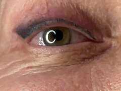 mature eye cumshot