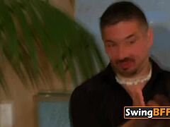 Bisexual Swingers Kiss