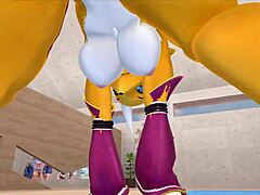 Renamon Furry Stretch