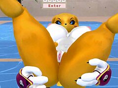 Renamon Furry Stretch