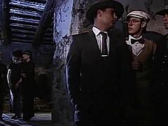 retro threesome anal