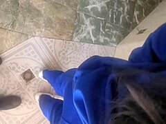 latina bathroom quickie